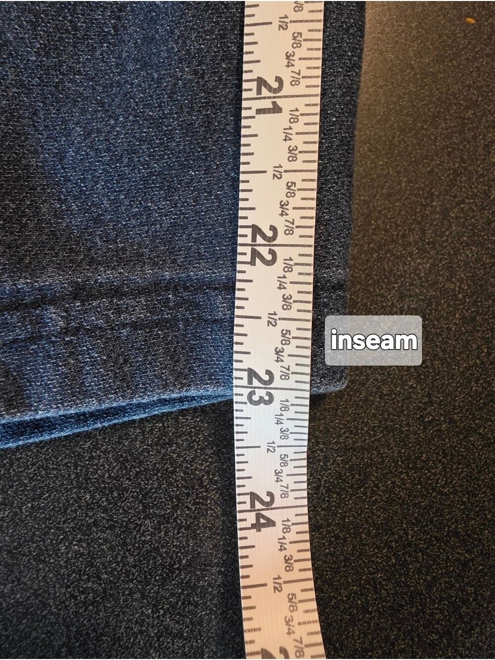 HUE Blue Pull On Jeggings #CAP6 - Picture 6 of 14